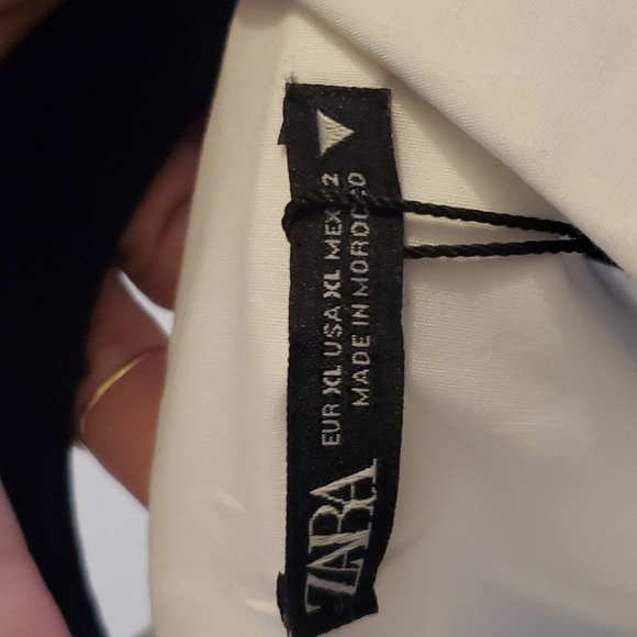 Zara crop button down shirt - Picture 5 of 8